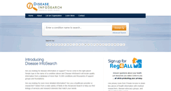 Desktop Screenshot of diseaseinfosearch.org